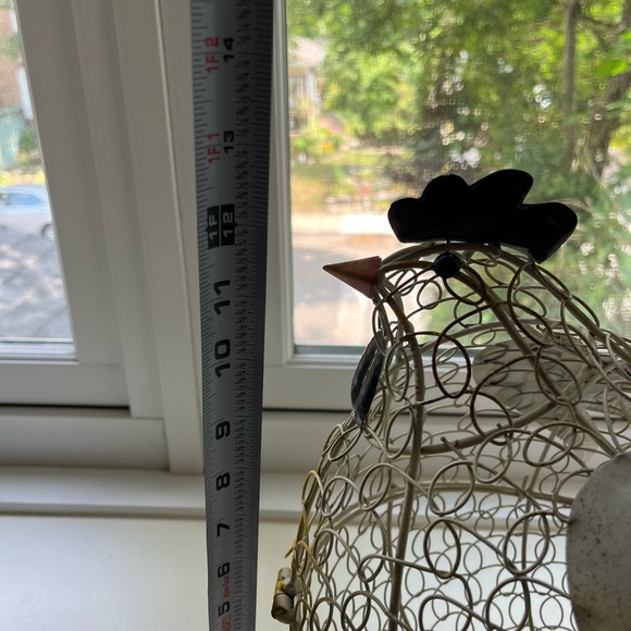 Vintage Hen Egg Basket Decorative Farmhouse Piece indoor outdoor - Picture 4 of 8